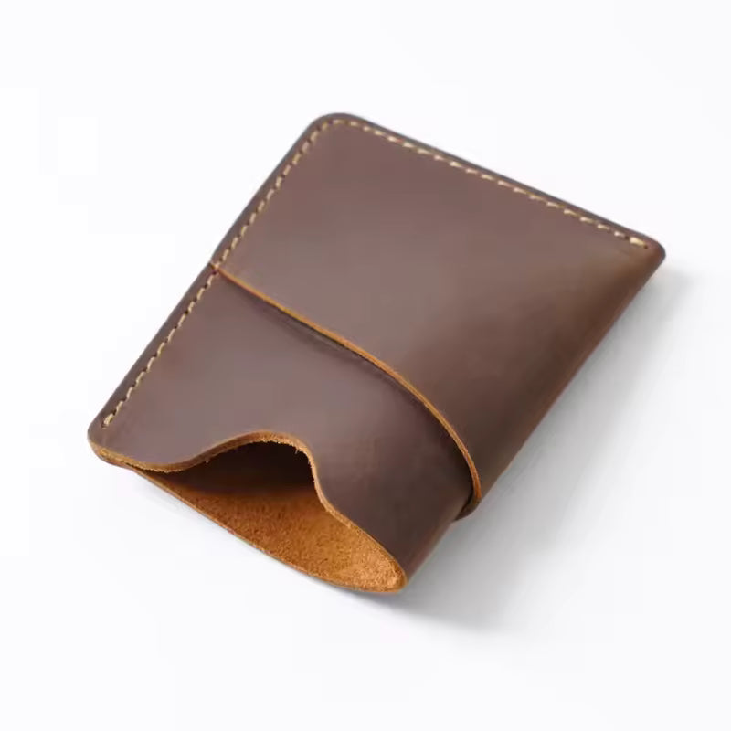 ORIGIN COFFEE Leather Money Clip wallet